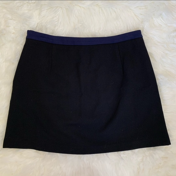 Zara woman mod colorblock wool blend mini skirt size medium - Picture 5 of 8